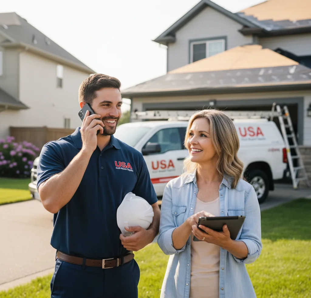 USA Roof Repair Experts customer support in Maquoketa